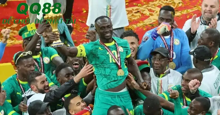 Mane và các đồng đội sẽ nhận thưởng lớn vì đã giành được danh hiệu quý giá. (Ảnh: African football)